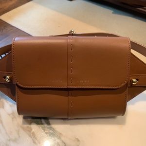 FRAME Leather Saddle Belt Pouch - NEW